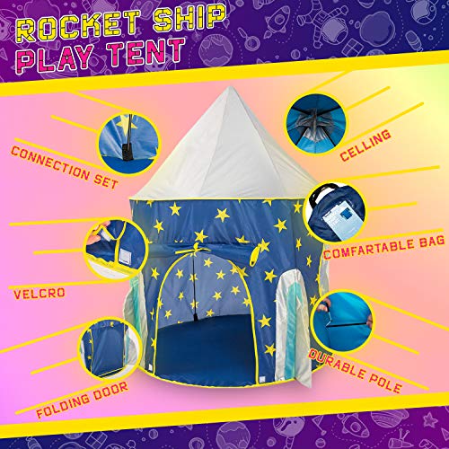 Kids Play Tent for Children , Toys Space Rocket Tent, Playhouse fo...