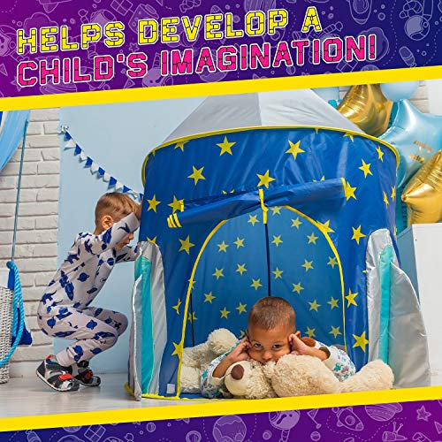Kids Play Tent for Children , Toys Space Rocket Tent, Playhouse fo...
