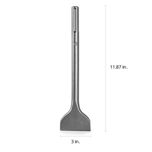TR Industrial 3 in. Scaling Chisel, Compatible with TR-Max and SDS...