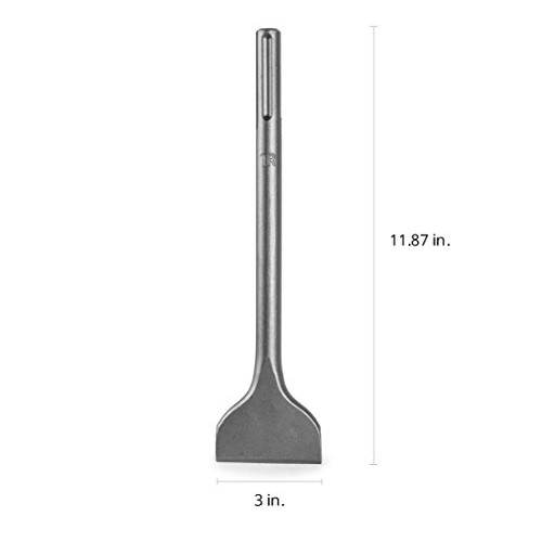 TR Industrial 3 in. Scaling Chisel, Compatible with TR-Max and SDS...