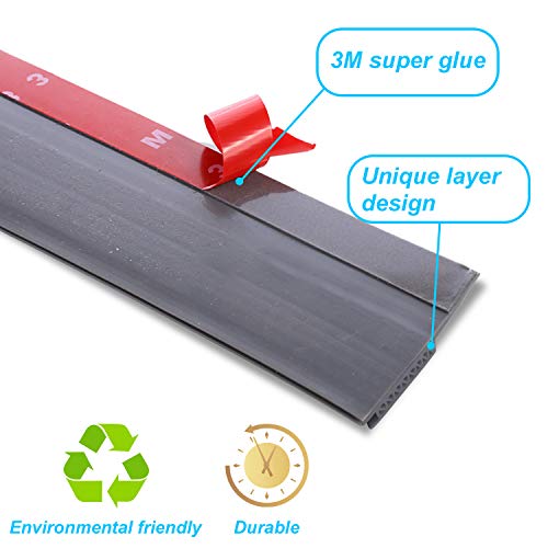 New Upgrade: with Extra Spare Double-Sided Door Draft Stopper, ...