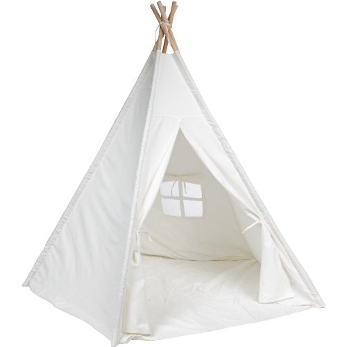 6 Giant Teepee Play House of Pine Wood with Carry Case by Tradem...
