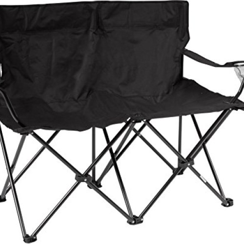 Trademark Innovations 31.5 H Loveseat Style Double Camp Chair wit...