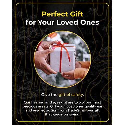 TRADESMART All-in-One Shooting Ear & Eye Protection, NRR 28 Earmuf...