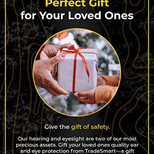 TRADESMART All-in-One Shooting Ear & Eye Protection, NRR 28 Earmuf...