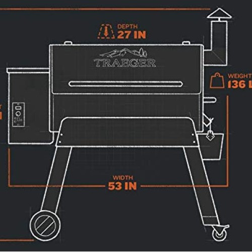 Traeger Grills TFB88PZBO Pro Series 34 Pellet Grill and Smoker, 88...