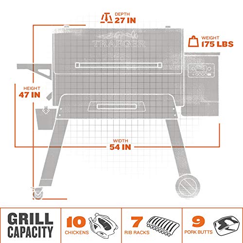 Traeger Grills TFB89BLFC Ironwood 885 Wood Pellet Grill and Smoker...