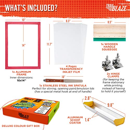 Professional Grade Silk Screen Printing Kit - Everything Needed fo...