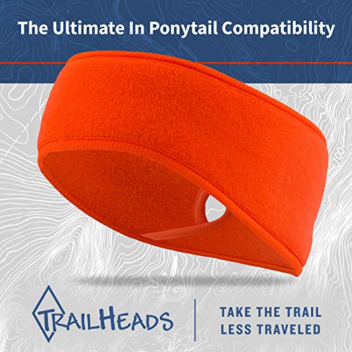 TrailHeads Women’s Ponytail Headband – Hunter Orange