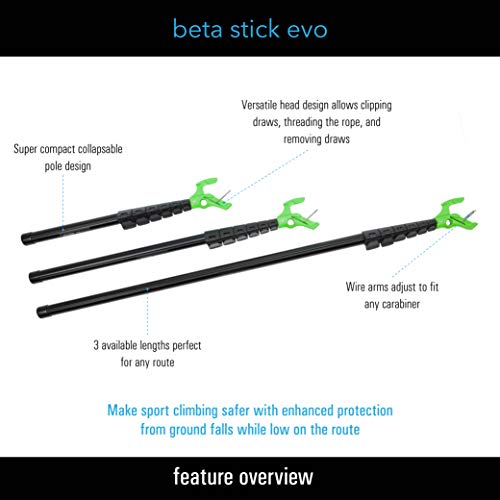 TRANGO Beta Stick EVO Extendable Stick Clip, Compact