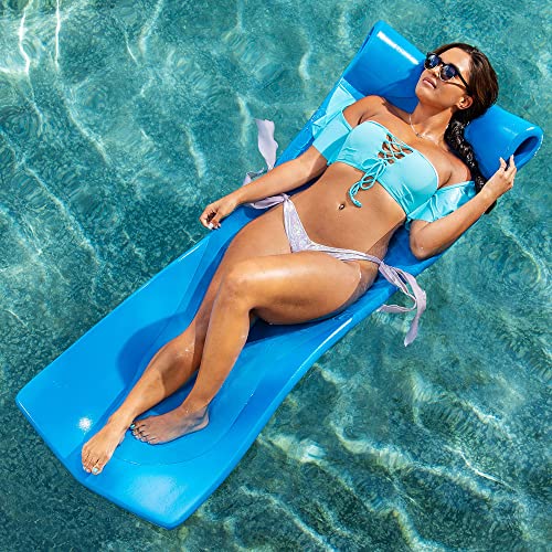 TRC Recreation Splash Buoyant Vinyl Coated Foam Floating Mat Swimm...