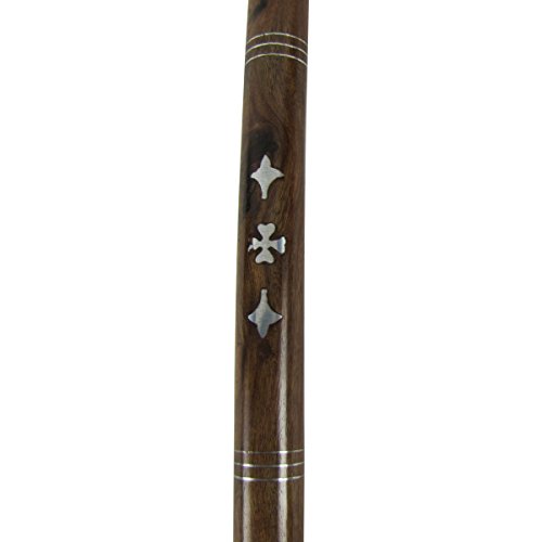 Vintage Silver Ball Handle Victorian Walking Cane