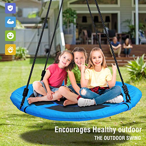 Trekassy 700lb 40 Inch Saucer Tree Swing for Kids Adults 900D Oxfo...