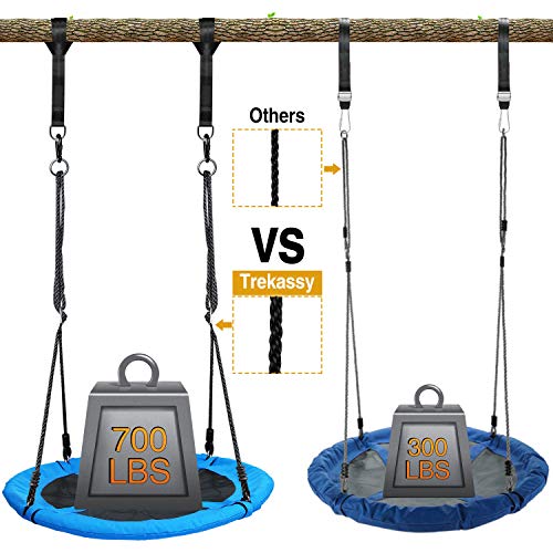 Trekassy 700lb 40 Inch Saucer Tree Swing for Kids Adults 900D Oxfo...