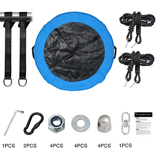 Trekassy 700lb 40 Inch Saucer Tree Swing for Kids Adults 900D Oxfo...