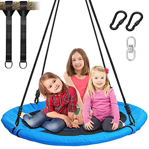 Trekassy 700lb 40 Inch Saucer Tree Swing for Kids Adults 900D Oxfo...