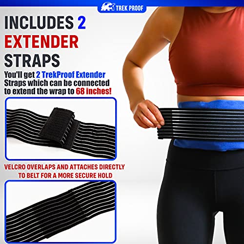 Ice Pack 3-Piece Set – Reusable Hot and Cold Therapy Gel Wrap Su...