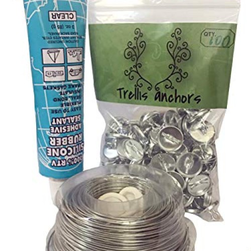 Trellis Anchor Plants, Vine, Trellis Design Kit 100-Piece Plant An...