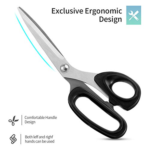 Kitchen Scissors, Multipurpose Scissors Bulk 4-Pack, Ultra Sharp B...