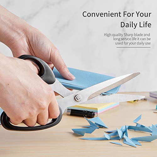 Kitchen Scissors, Multipurpose Scissors Bulk 4-Pack, Ultra Sharp B...