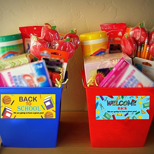 Welcome Back-to-School Stickers Labels First Day of School Present...