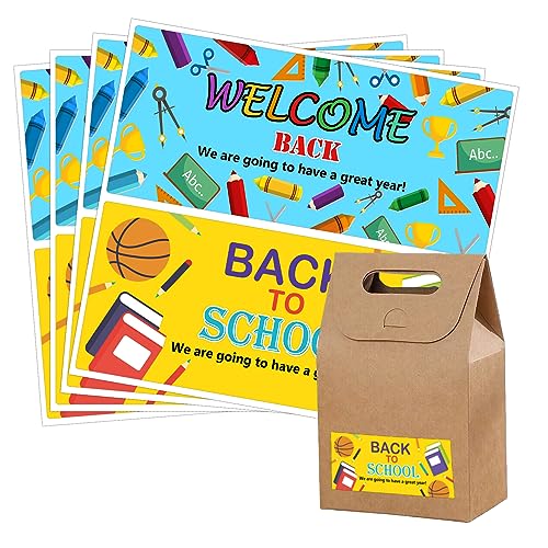 Welcome Back-to-School Stickers Labels First Day of School Present...
