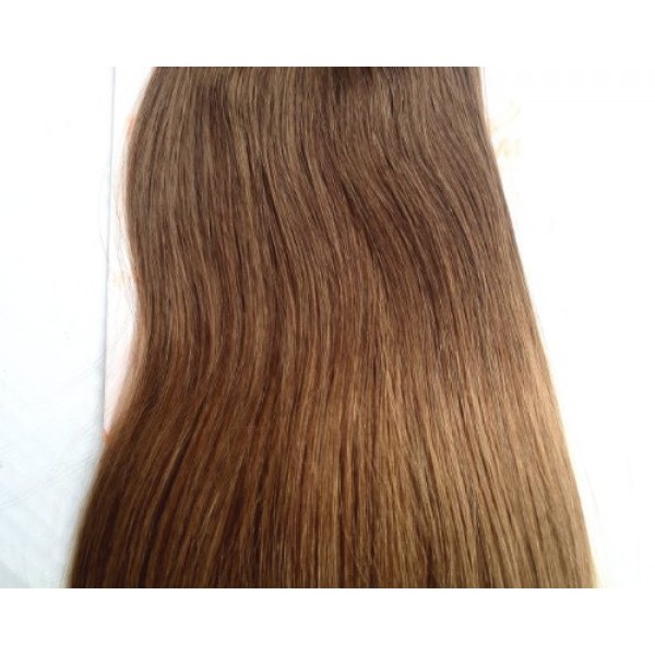 Tressmatch 16”-18 Remy Clip in Human Hair Extensions Thick to End...