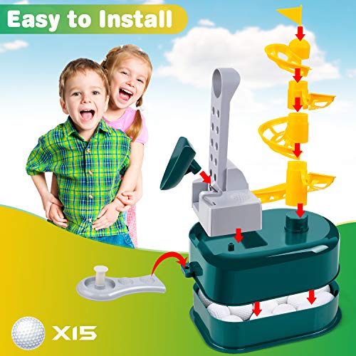 TREYWELL Kids Golf Clubs, Toddler Golf Set Golf Toys for Kids Outs...