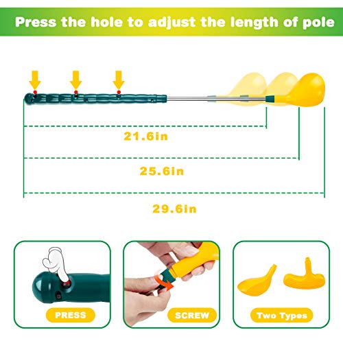 TREYWELL Kids Golf Clubs, Toddler Golf Set Golf Toys for Kids Outs...