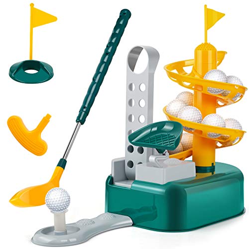 TREYWELL Kids Golf Clubs, Toddler Golf Set Golf Toys for Kids Outs...