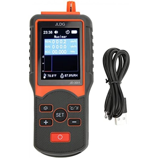Professional Geiger Nuclear Counter Radiation Detector Radioactive...