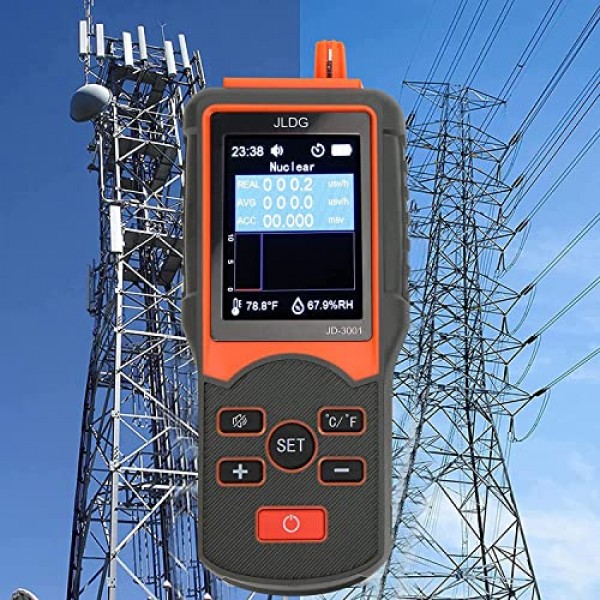 Professional Geiger Nuclear Counter Radiation Detector Radioactive...