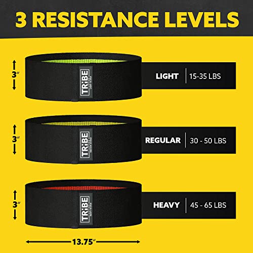 Fabric Resistance Bands for Working Out - Booty Bands for Women an...