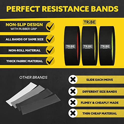 Fabric Resistance Bands for Working Out - Booty Bands for Women an...