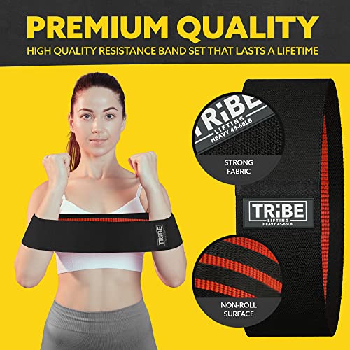Fabric Resistance Bands for Working Out - Booty Bands for Women an...