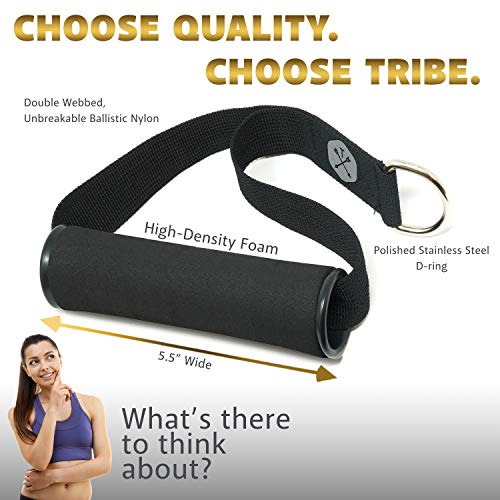 TRIBE Resistance Bands Set and Weights for Exercises I Exercise Ba...