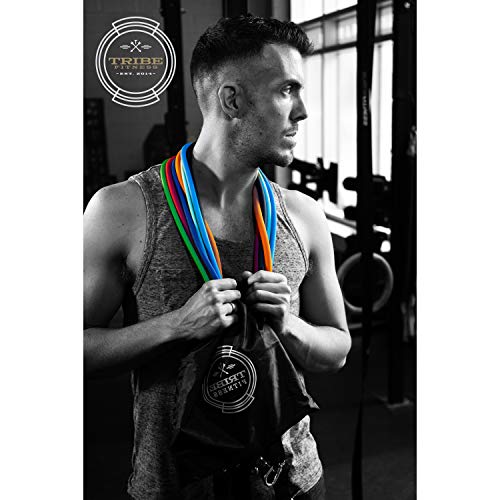TRIBE Resistance Bands Set and Weights for Exercises I Exercise Ba...