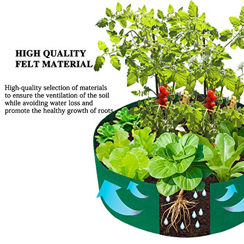 Fabric Garden Bed,50 Gallon Growing Bag Planting Containers Fabric...