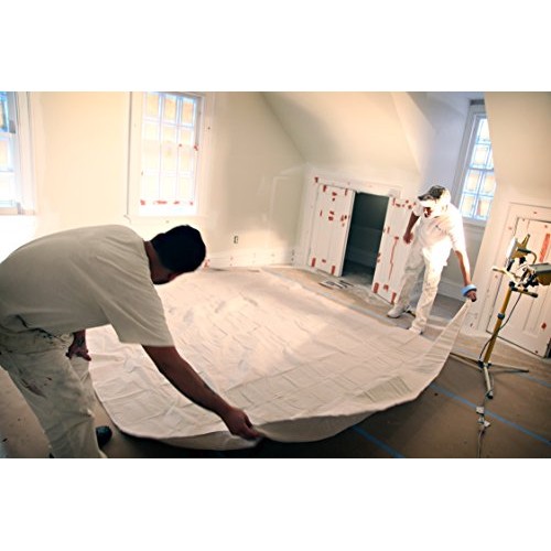 Trimaco SuperTuff 12 oz thick Premium Weight Canvas Drop Cloth, 9-...