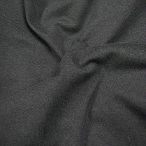 Solid Cotton Lycra Jersey 4 Ways Stretch Medium Weight Fabric Navy