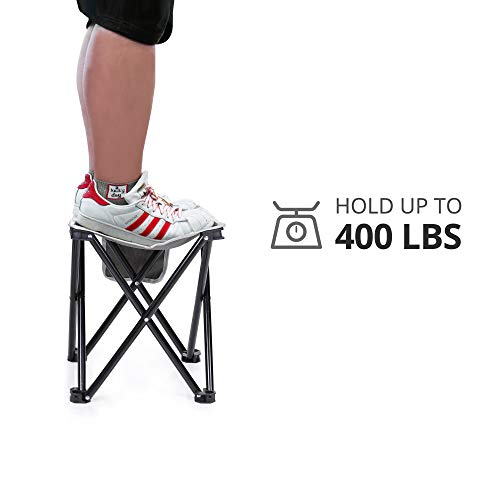 2 Pack Camping Stool, 13.8 Inch Portable Folding Stool for Outdoor...