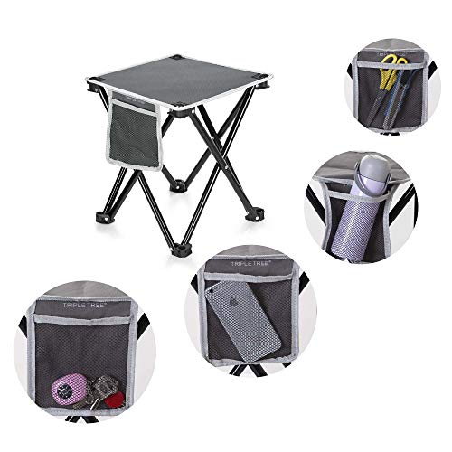 2 Pack Camping Stool, 13.8 Inch Portable Folding Stool for Outdoor...