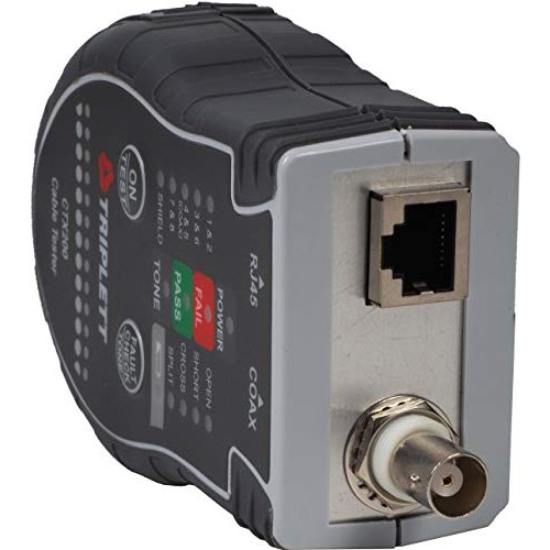 Triplett Pocket CAT LAN Tester for RJ45, CAT 5/6, and Coax Cables ...