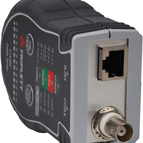 Triplett Pocket CAT LAN Tester for RJ45, CAT 5/6, and Coax Cables ...