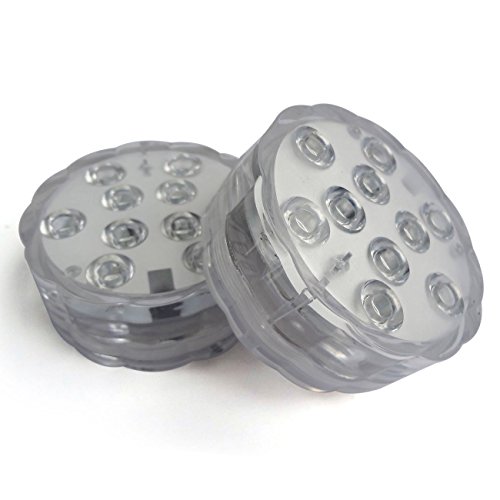 Tripop RGB Color Changing LED Lights, 13 Colors 4 Modes Submersibl...