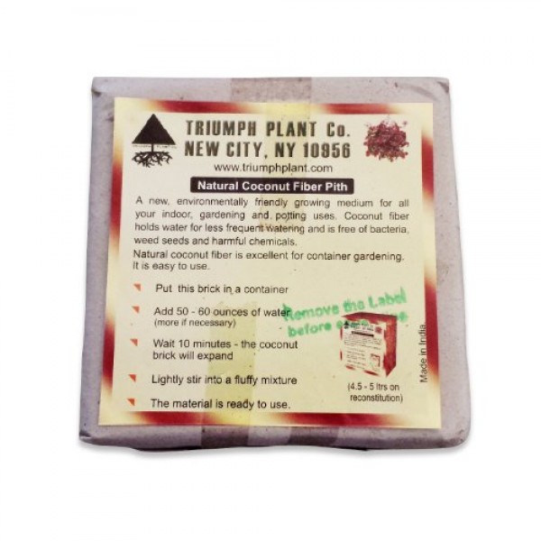 Triumph Plant Coco Coir Bricks - A Natural Additive to Potting Soi...