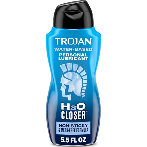 TROJAN H2O Closer Water-Based Lubricant, Personal Lube, 5.5 fl oz