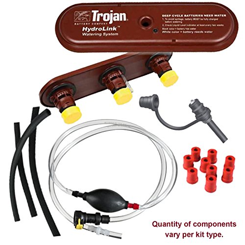 Trojan HydroLink Watering System 48V EZ-Go RXV 12V Battery Kit +Ha...