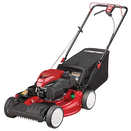 Troy-Bilt 21 in. 159 cc Gas Walk Behind Self Propelled Lawn Mower ...