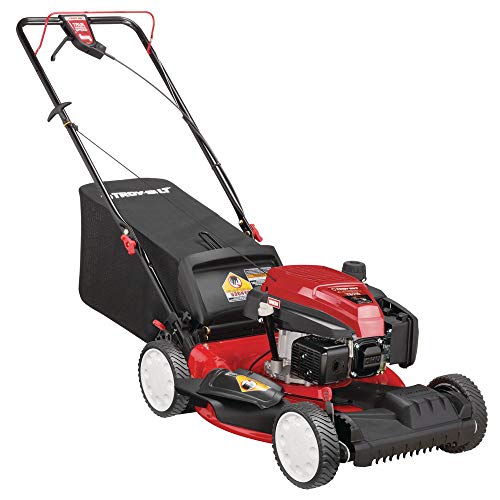 Troy-Bilt 21 in. 159 cc Gas Walk Behind Self Propelled Lawn Mower ...